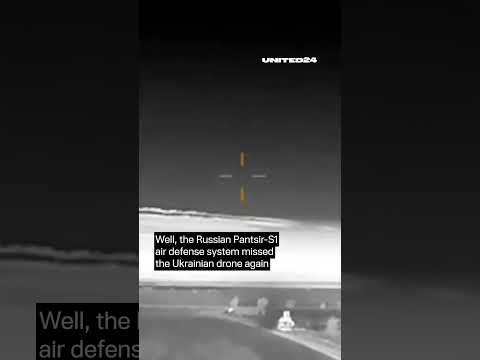 Russian Air Defense System Missed Ukrainian Drone and Was Destroyed #warinukraine #drone