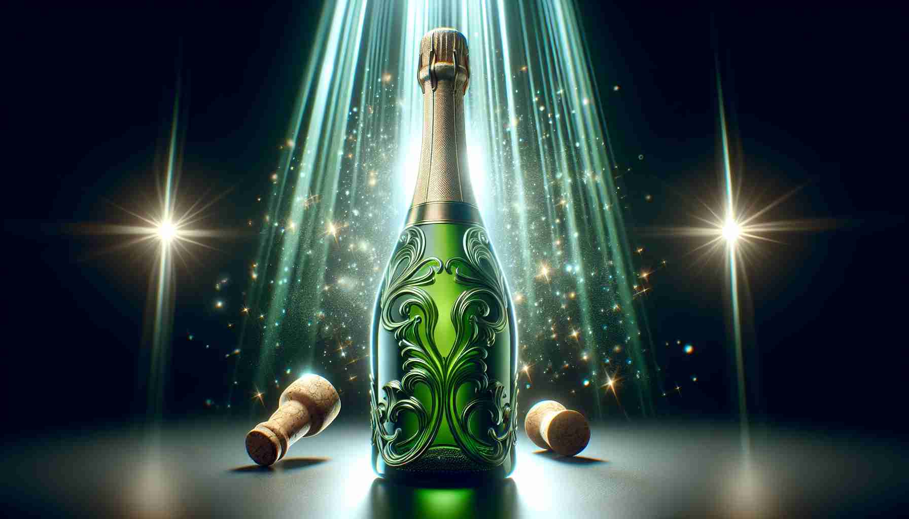 Uncork the Excitement: Get Ready for the Eagles with This Exclusive Green Sparkling Wine